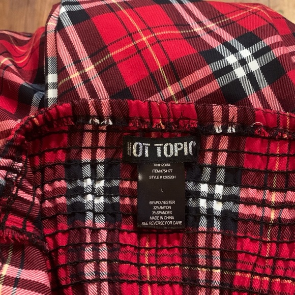 Hot Topic red plaid dress - Picture 3 of 6